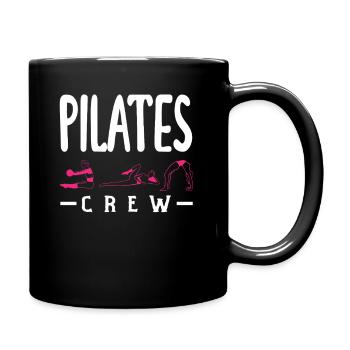 Pilates Crew Team Motivation Joy - Full Colour Mug - black - Right