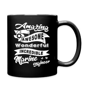 Marine Engineer Amazing Marine Engineer - Full Colour Mug - black - Right