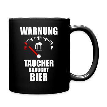TAUCHER Saying Beer - Full Colour Mug - black - Right