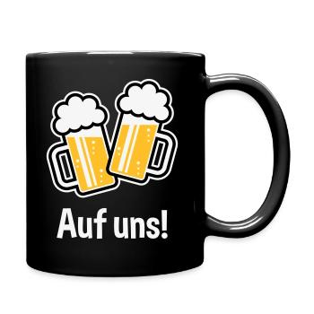 XEinHochAufUns (NEG / 3) - Tasse einfarbig - Schwarz - Rechts