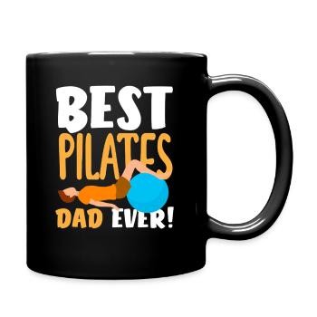 Pilates Best Pilates Dad Ever - Full Colour Mug - black - Right