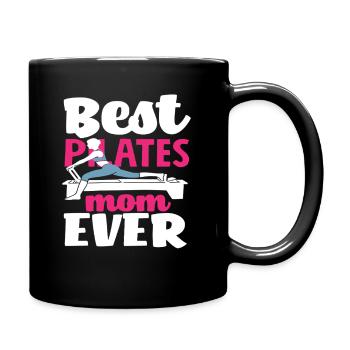 Pilates Best Pilates Mom Ever - Full Colour Mug - black - Right