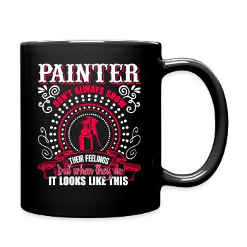 Painter Awesome Painter - Full Colour Mug - black - Right