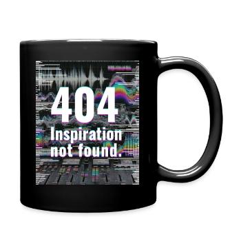 404 Inspiration not found - Full Colour Mug - black - Right