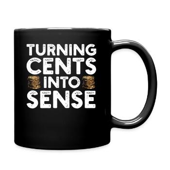Numismatics Coin Collector Passion - Full Colour Mug - black - Right
