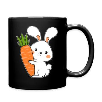 Lapin Légume Carotte Cadeau de Pâques Lapin - Mug uni - noir - Droite