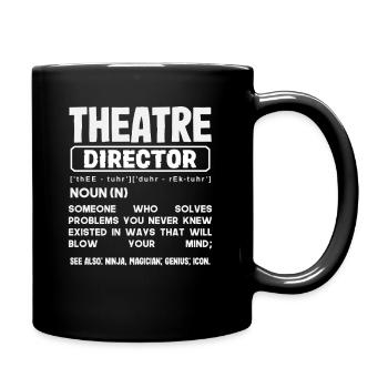 Comédies musicales Metteur en scène Amateur de comédies musicales - Mug uni - noir - Droite