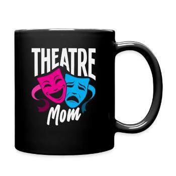 Comédies musicales pour maman de théâtre et maudite musicale - Mug uni - noir - Droite