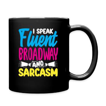 Amateur de comédie musicale : Je parle Broadway - Mug uni - noir - Droite