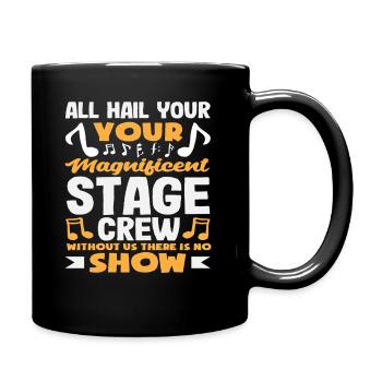 Citation de l’équipe de scène de Musicals Lover - Mug uni - noir - Droite