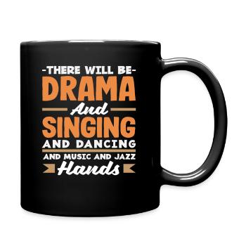 Musical Liebhaber Drama Musik Tanz Jazz - Tasse einfarbig - Schwarz - Rechts