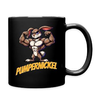 Pumpernickel - Tasse einfarbig - Schwarz - Rechts