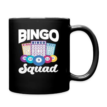 Bingo Squad Players Team Bingo Fans - Full Colour Mug - black - Right