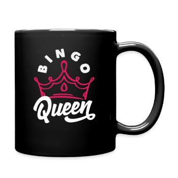 Couronne de joueur de Bingo Queen - Mug uni - noir - Droite