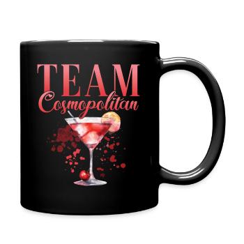 Cocktail Barkeeper Team Cosmopolitan - Tasse einfarbig - Schwarz - Rechts