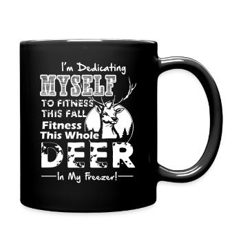 Deer Hunting Funny Deer Hunting - Full Colour Mug - black - Right