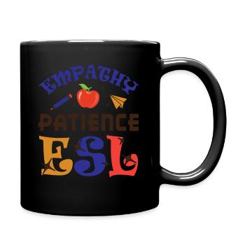 ESL-Lehrer ESL Unterricht - Tasse einfarbig - Schwarz - Rechts