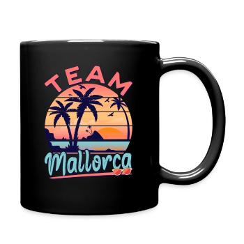 Tenue de fête de vacances à Majorque Équipe Mallorca - Mug uni - noir - Droite