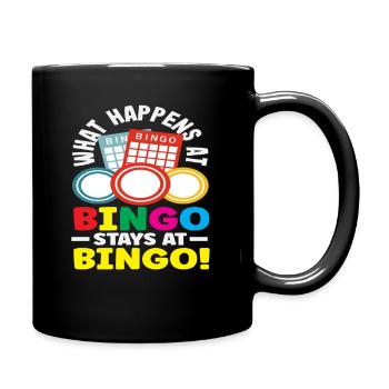 Bingo amusant pour les joueurs de bingo - Mug uni - noir - Droite