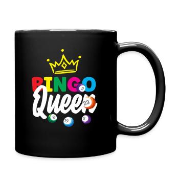 Bingo Queen Player Crown Joy - Mug uni - noir - Droite