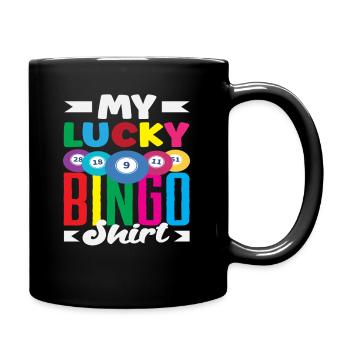 Bingo Mon Joueur de Porte-Bonheur - Mug uni - noir - Droite