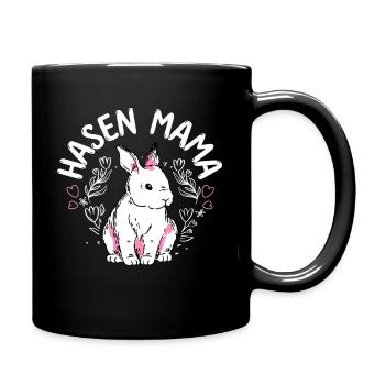 Maman Lapin Cadeau Lapins de Pâques Maman - Mug uni - noir - Droite