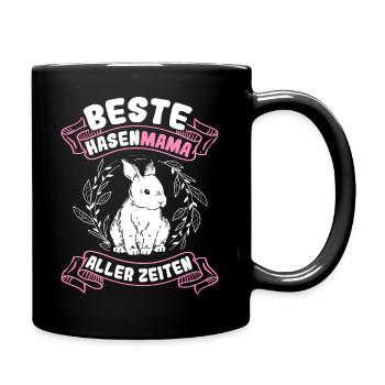 Best Bunny Mom Ever Bunny Rabbit Easter - Full Colour Mug - black - Right