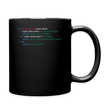 Programmeur Café Code Informatique Cadeau - Mug uni - noir - Droite