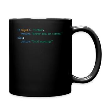 Café Code Programmeur Informatique Cadeau - Mug uni - noir - Droite