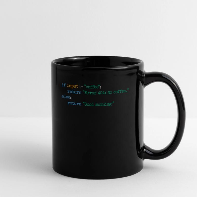 Coffee Code Programmer Computer Science Gift Full Colour Mug