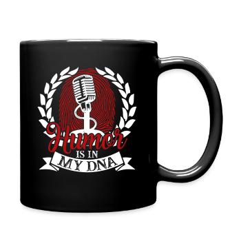 Comedian Humor Is In My DNA - Full Colour Mug - black - Right