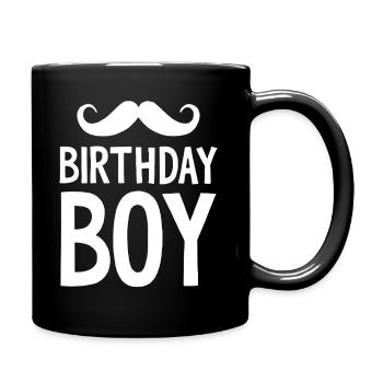 Birthday Boy – Anniversaire avec une moustache - Mug uni - noir - Droite