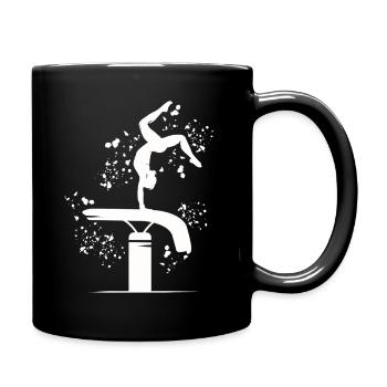 Artistic Gymnastics Artistic Gymnastics Jumping Horse Jumping Table - Full Colour Mug - black - Right