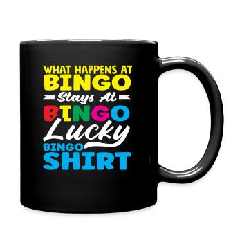 Joueurs de bingo Que se passe-t-il au bingo ? - Mug uni - noir - Droite