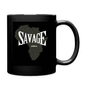 SAVAGE SAFARI t-shri avenure - Full Colour Mug - black - Right