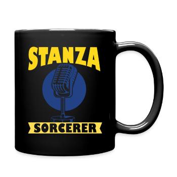 Poetry Slam Stanza Sorcerer Slam Poesie - Tasse einfarbig - Schwarz - Rechts