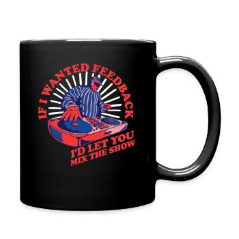 Si je voulais un ingénieur du son en retour - Mug uni - noir - Droite