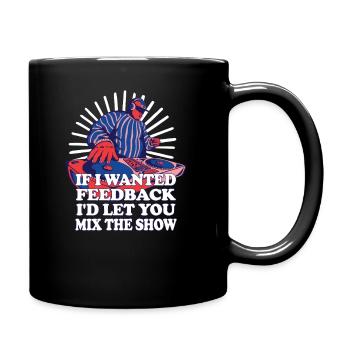 Si je voulais un ingénieur du son en retour - Mug uni - noir - Droite