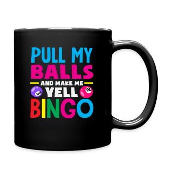 Tire mes boules Let Me Call Bingo Bingo - Mug uni - noir - Droite