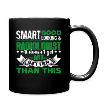 Radiologist Smart Radiologist - Full Colour Mug - black - Right