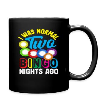 Bingo Player Two Nights Ago Normal - Full Colour Mug - black - Right