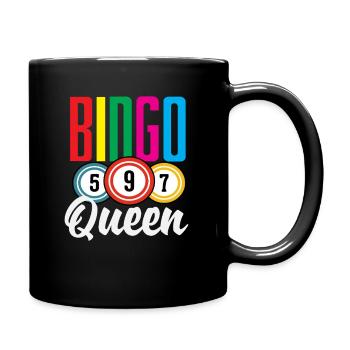 Bingo Queen pour les joueurs de bingo - Mug uni - noir - Droite