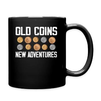 Numismatics Coin Roman Collection - Full Colour Mug - black - Right