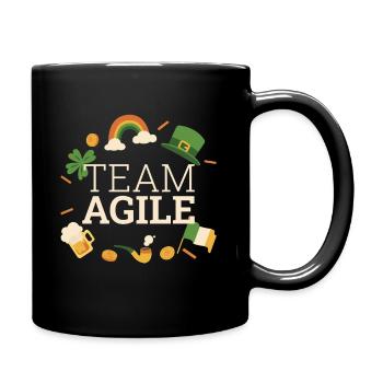 Équipe Agile Scrum Master de la Saint-Patrick - Mug uni - noir - Droite
