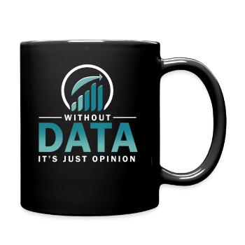 Conception amusante pour les passionnés de données - Mug uni - noir - Droite
