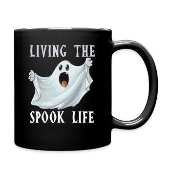 Living The Spook Life Ghost Bait - Full Colour Mug - black - Right