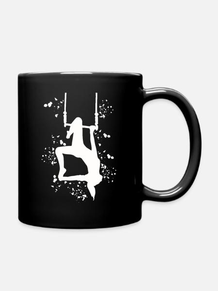 Aerialist Cloud Swing Trapèze Enfants - Mug uni - noir
