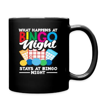 Bingo Night Players Ce qui reste avec le bingo - Mug uni - noir - Droite