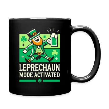 Kobold Modus Aktiviert St. Patrick's Day Spaß - Tasse einfarbig - Schwarz - Rechts