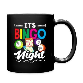 Les joueurs de bingo maintenant c’est la soirée bingo - Mug uni - noir - Droite